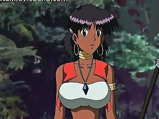 African American Attractive Physique With Large Breasts In Anime Content On Drtuber